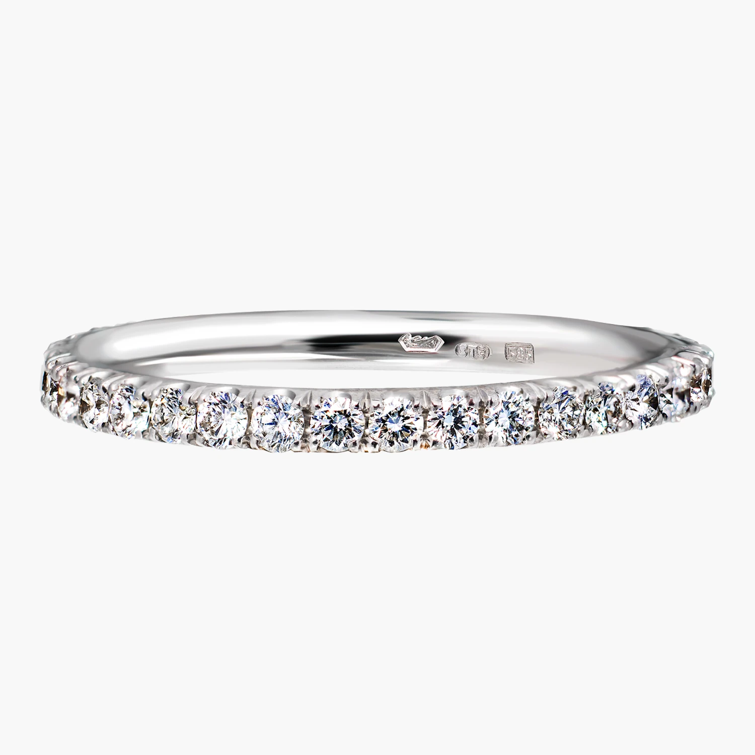 drahonovsky-prsten-eternity-diamanty-21122 Prsten Eternity 14kt diamanty - Obrázek 1
