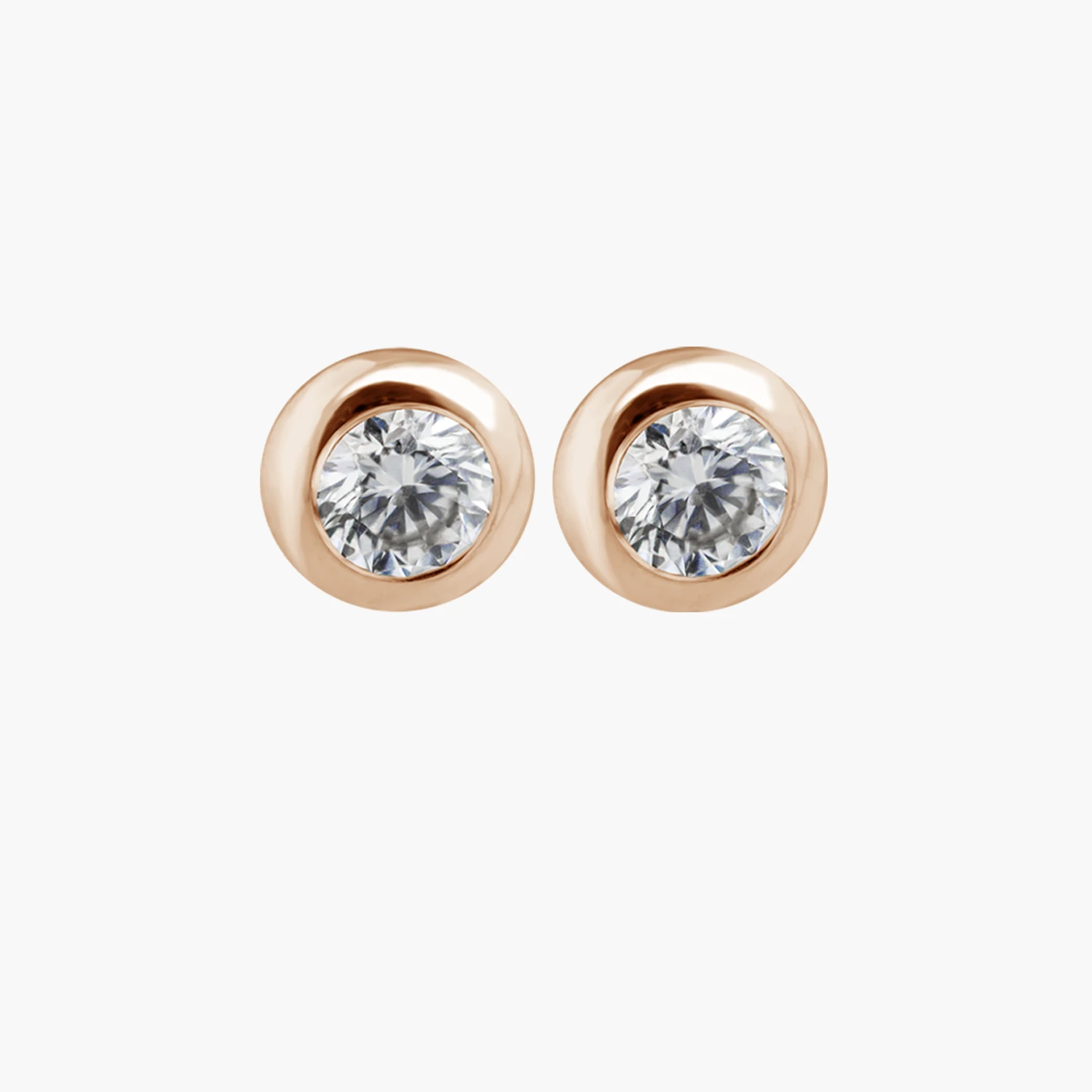 drahonovsky-nausnice-ruzove-DISK-diamanty-31117 Náušnice D.I.S.K. diamanty 0,40ct v růžovém zlatě - Obrázek 1