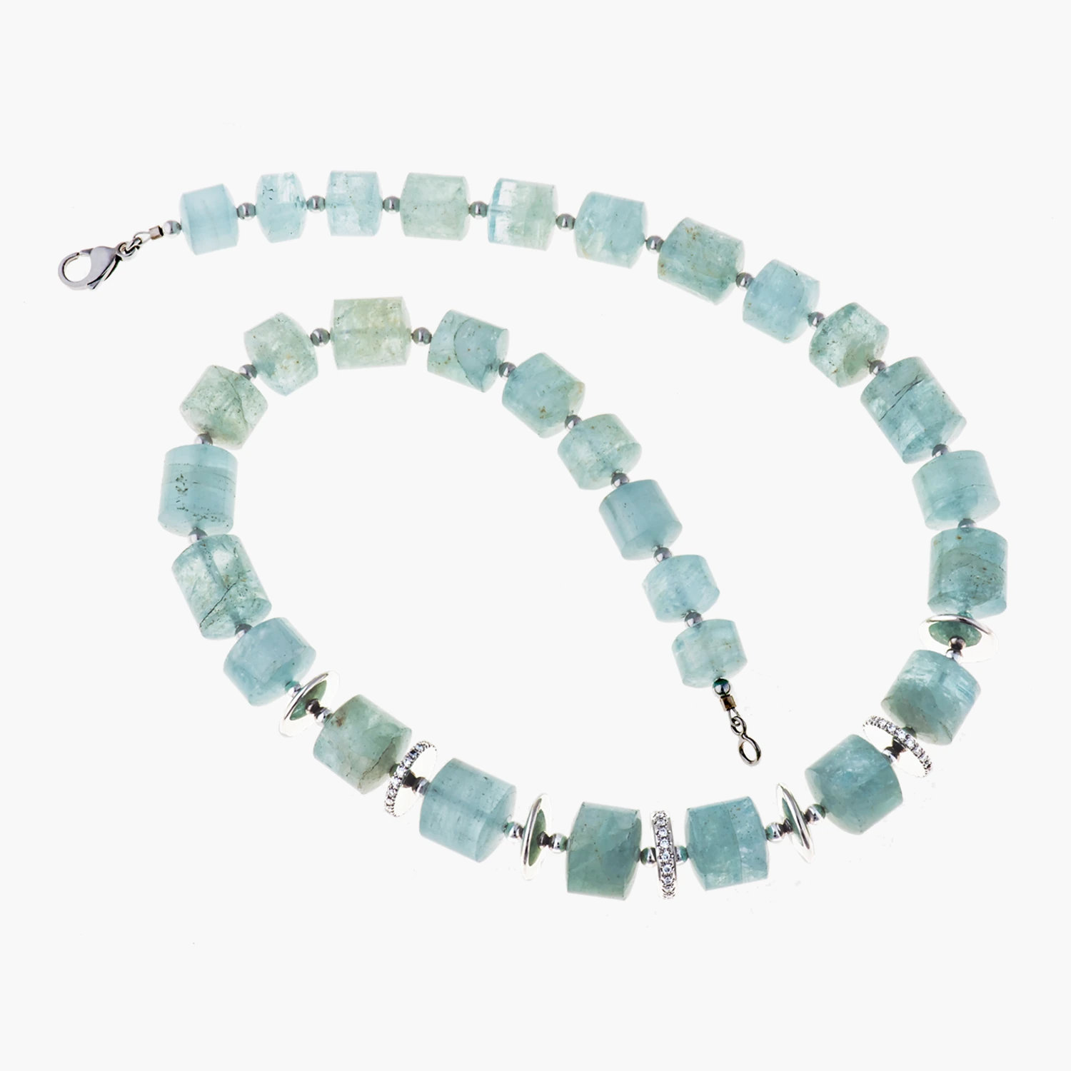 drahonovsky-nahrdelnik-akvamarin-diamanty-7991 Náhrdelník Aqua - Obrázek 1
