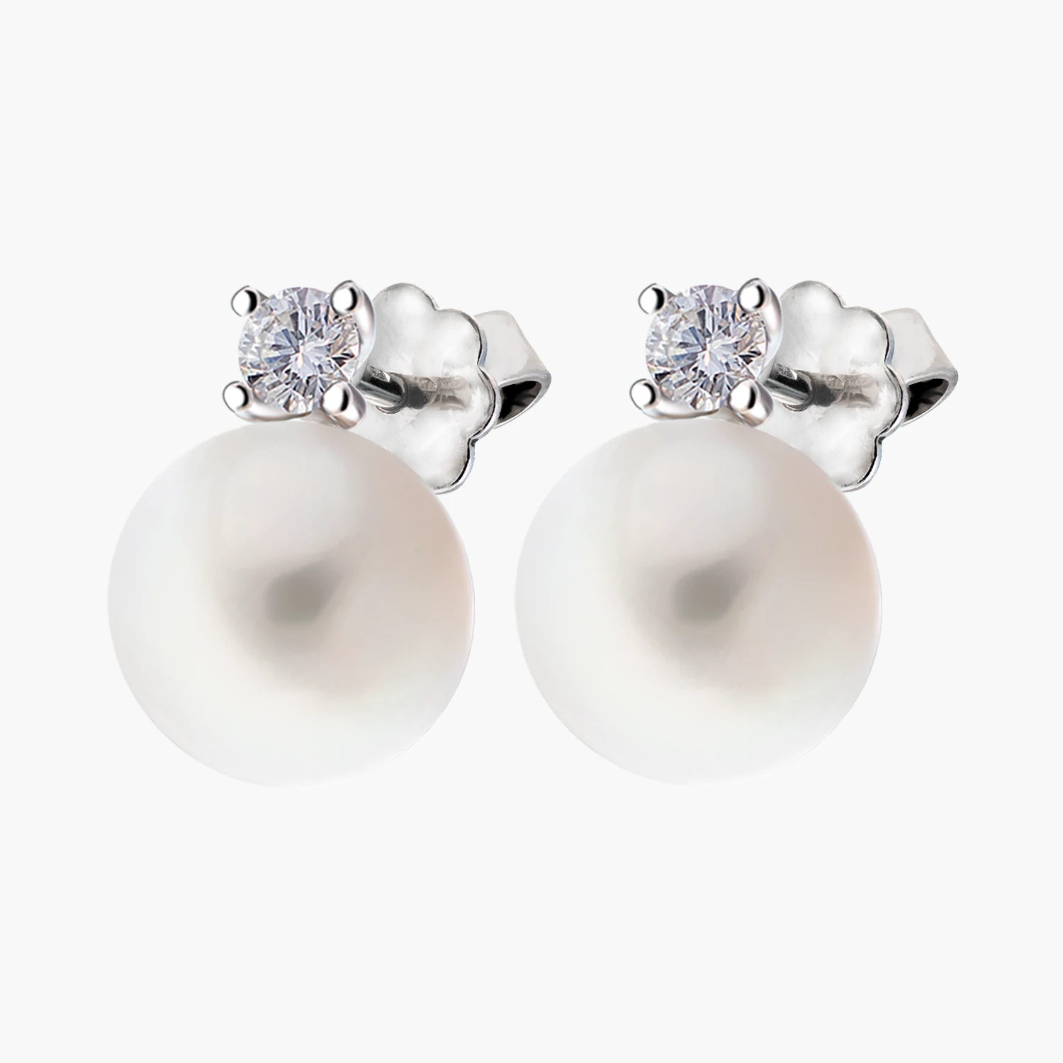 drahonovsky-nausnice-perly-akoya-diamanty-bile-puzeta-31005 Náušnice Royal Dewdrop - Obrázek 1