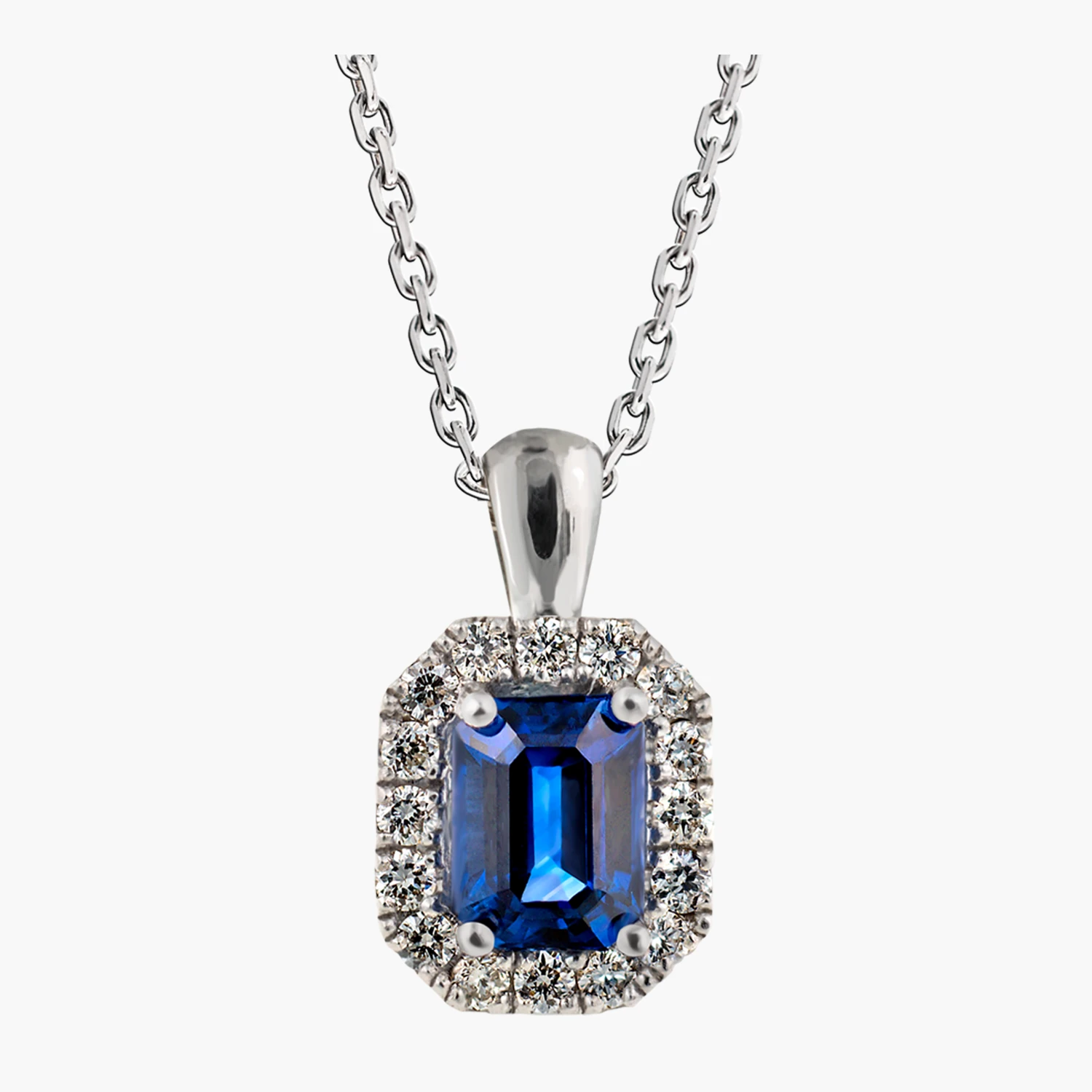 drahonovsky-nahrdelnik-safir-diamanty-bile-71107 Náhrdelník Midnight - Obrázek 1