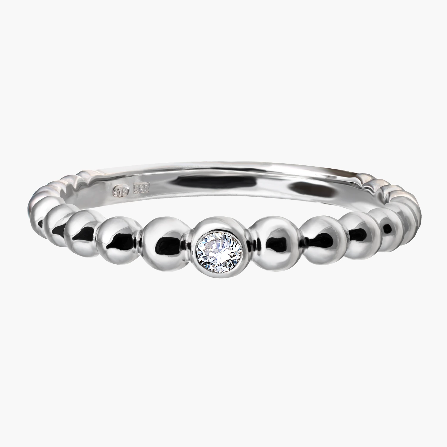 drahonovsky-prsten-bublinky-diamanty-bile-21082 Prsten Bublinky Solitaire - Obrázek 1