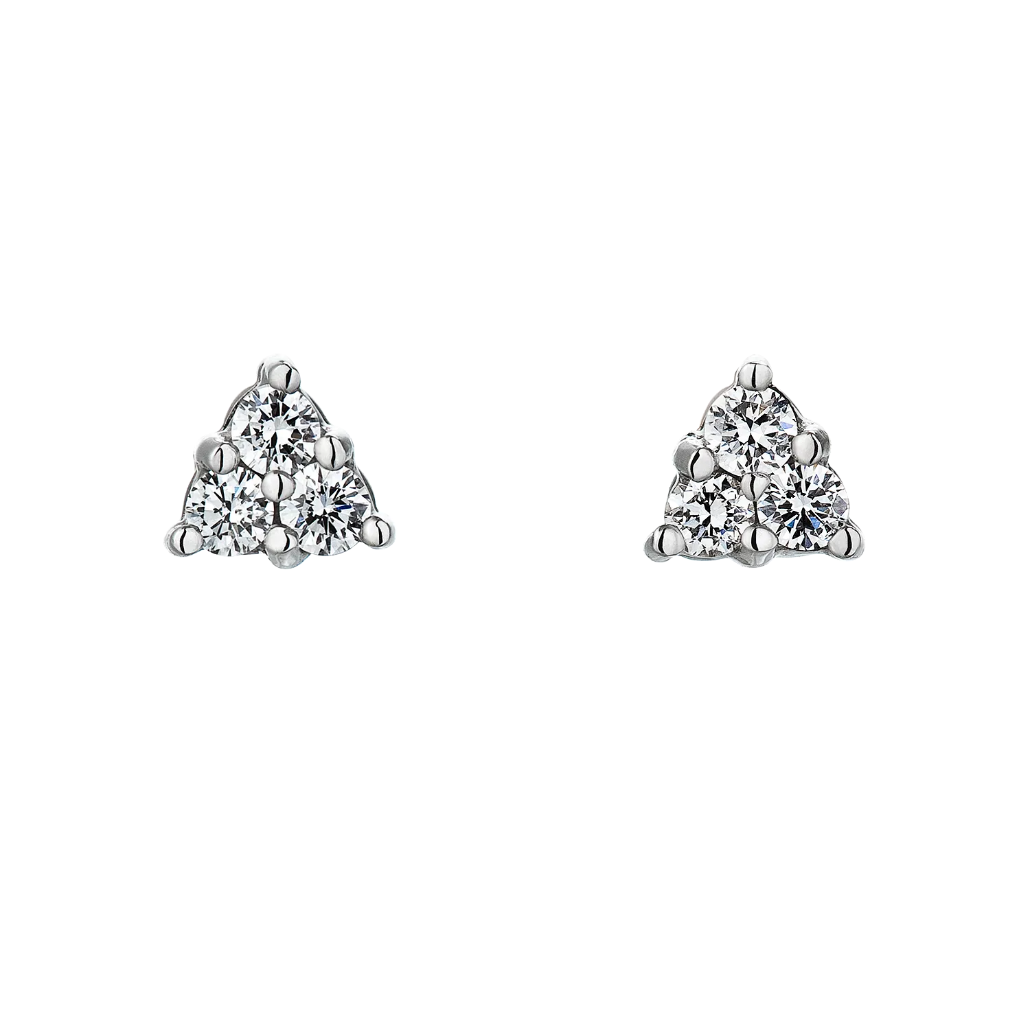 drahonovsky-nausnice-bile-diamanty-3637-a Náušnice Trio - Obrázek 1